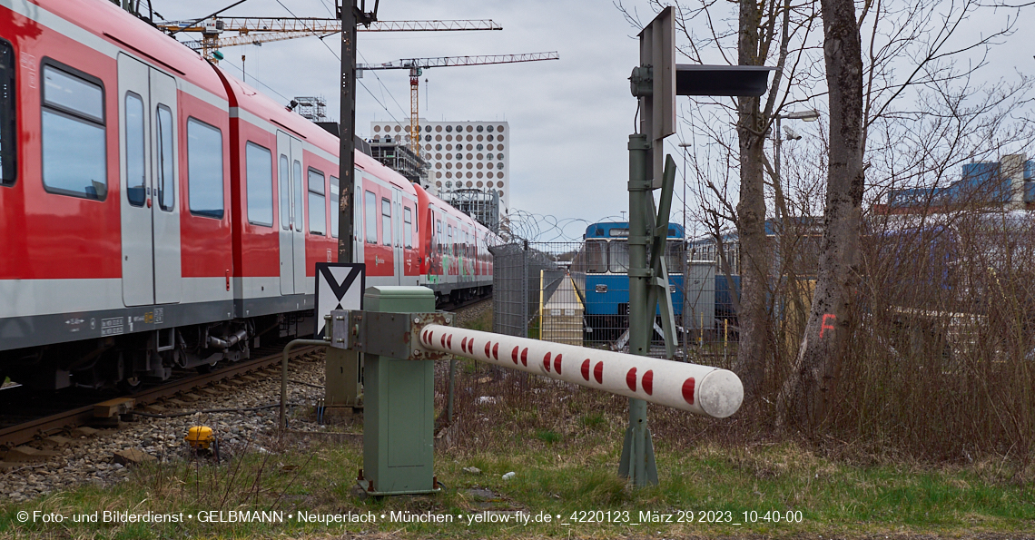 29.03.2023 - Baustelle REVO und Umgebung in Neuperlach